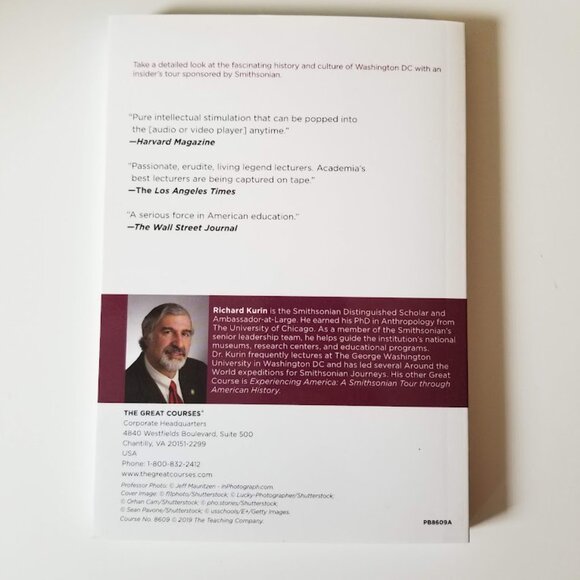 The Great Tours Washington DC Course Guide Book Dr. Richard Kurin - Picture 3 of 3